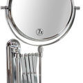 Wall Mounted Bathroom Folded Makeup Mirror